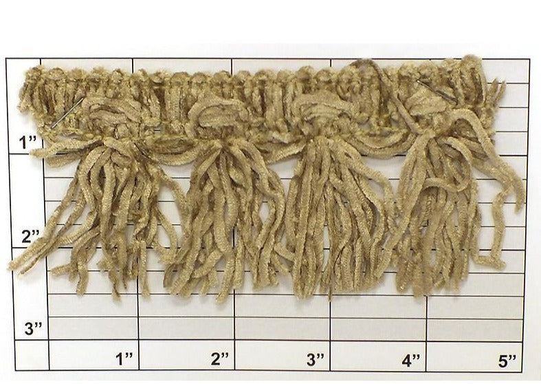 Versaille Solid Color Chenille Tassel Fringe 2-1/2" 41 Colors