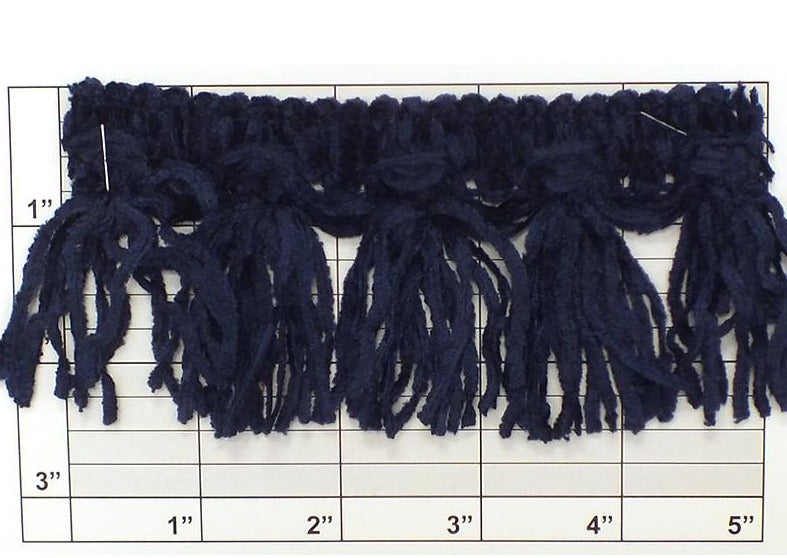 Versaille Solid Color Chenille Tassel Fringe 2-1/2" 41 Colors