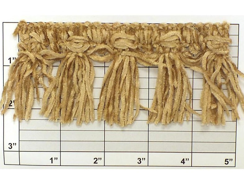 Versaille Solid Color Chenille Tassel Fringe 2-1/2" 41 Colors