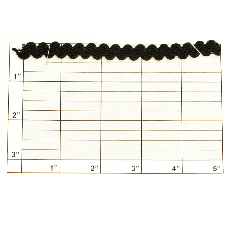 Gimp Braid 7/16" (Per Yard) Black