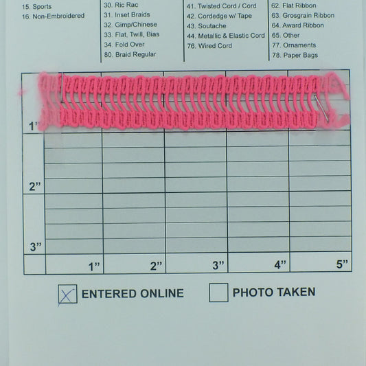 Elastic Fluorescent Ladder Braid 7/8" - 3 Colors