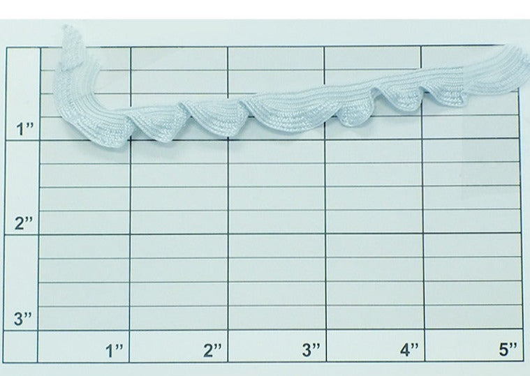 Ruffle Lingerie Elastic 1/2" - 2 Colors