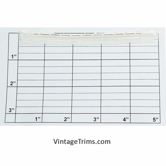 Piping w/Tape 7/16" (Per Yard) White
