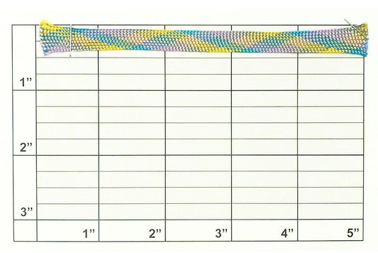Diagonal Weave Flat Braid 3/8" - 4 Colorways
