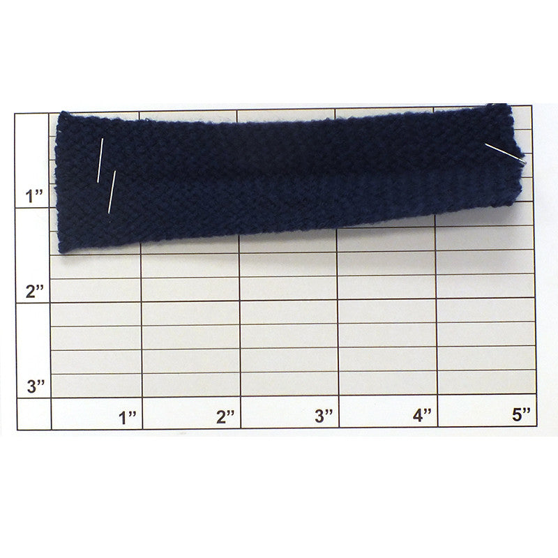 Foldover Braid 1-1/4" folded to 5/8" (Per Yard) Navy