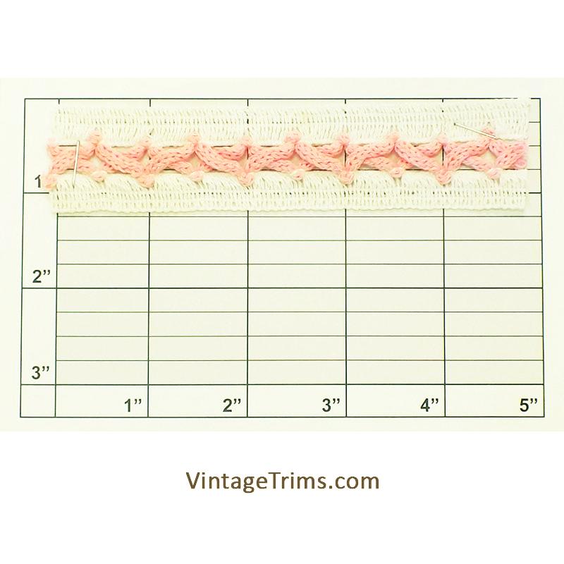 X Braid 1-1/8"White/Pink