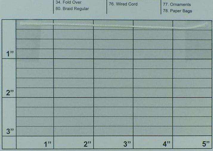 Cording 1/32" (1500 Yard Roll) White