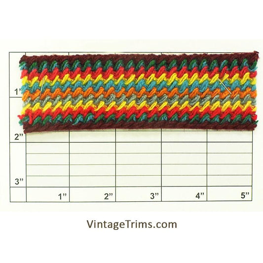 Horizontal Stripe Braid 1-5/8" - 3 Colorways