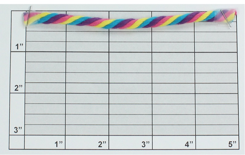 Twisted Rainbow Cord ¾"