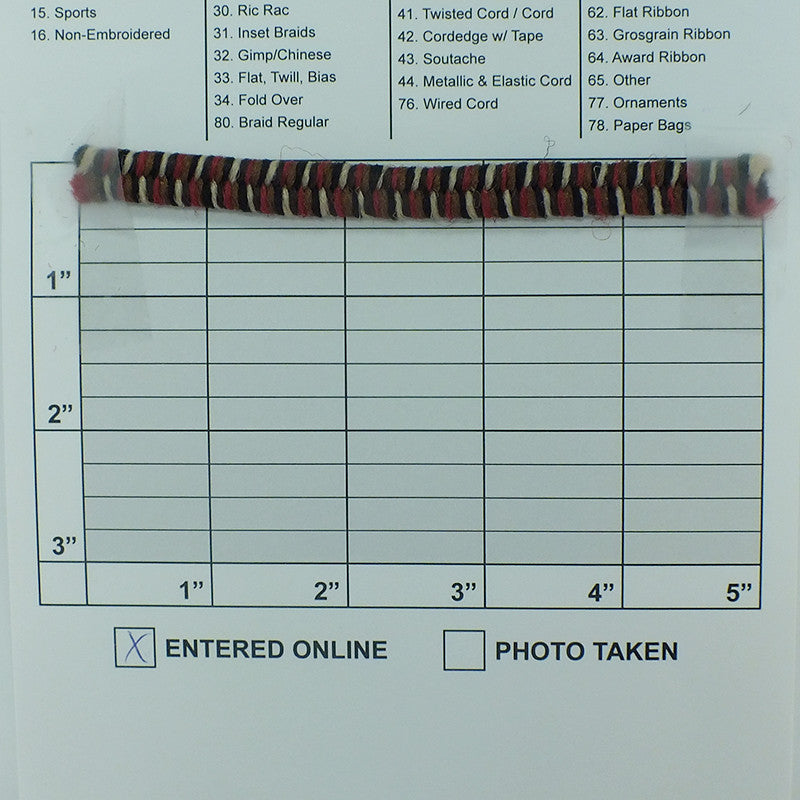 Elastic 3/8" (Per Yard) Black/Brown/Rust/Medium Brown/Natural