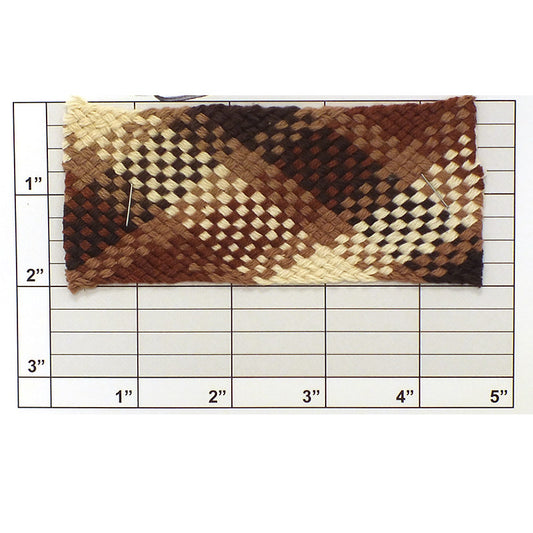 Checkered Design Braid 1-7/8" (Per Yard) 7 Colors