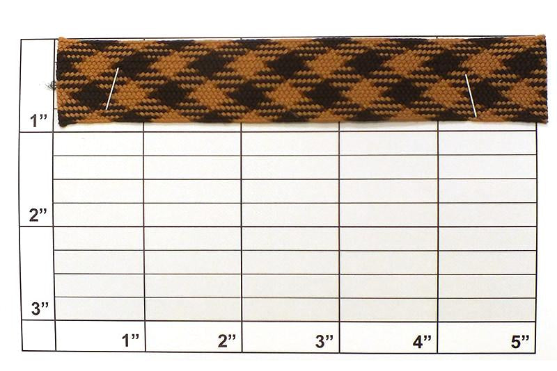 Diagonal Weave Braid 7/8" (Per Yard) 2 Colors