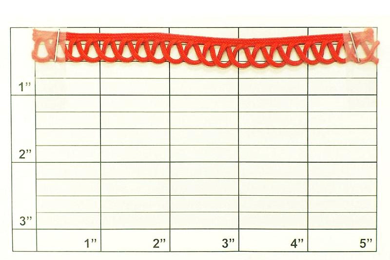 Scalloped Loop Braid 7/16" - 2 Colorways