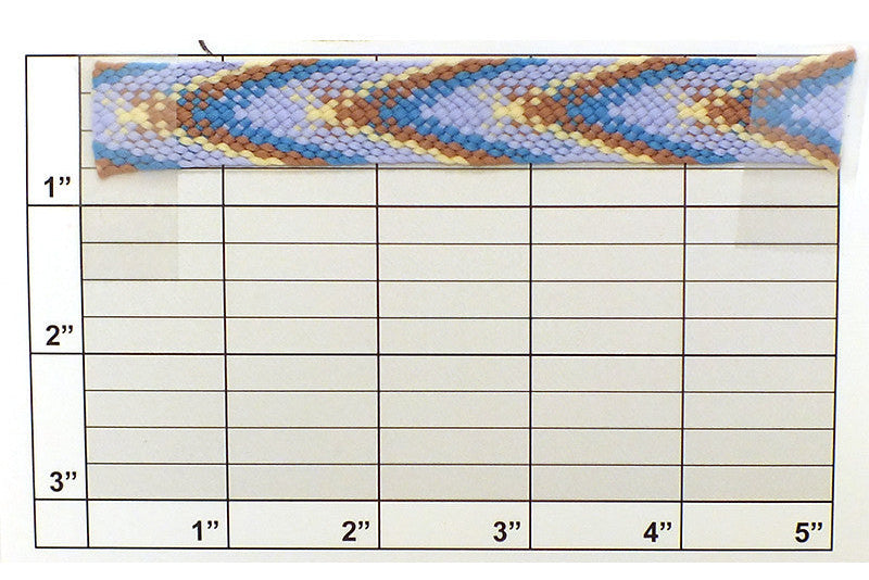 Diagonal Weave Arrow Braid 3/4"