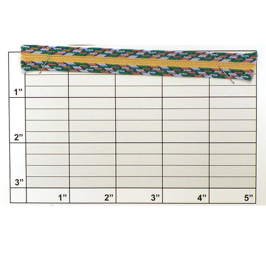 Multicolor Braid 9/16" (Per Yard) 5 Colors