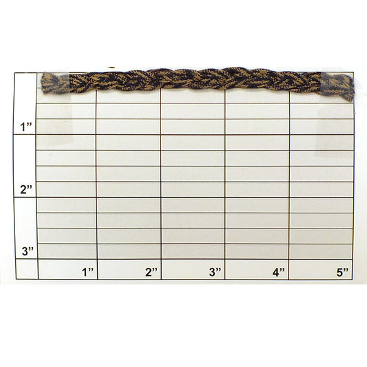 Multicolor Braid 3/8" - 4 Colors