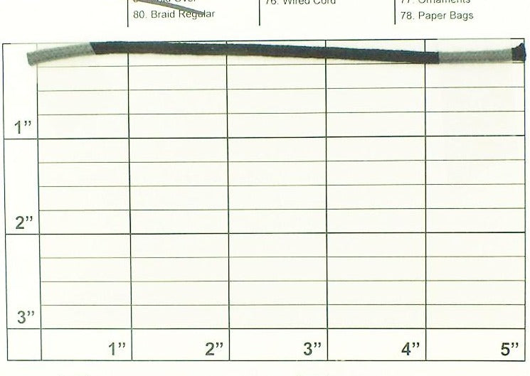 Flat Braid 1/8" (432 Yard Roll) Black