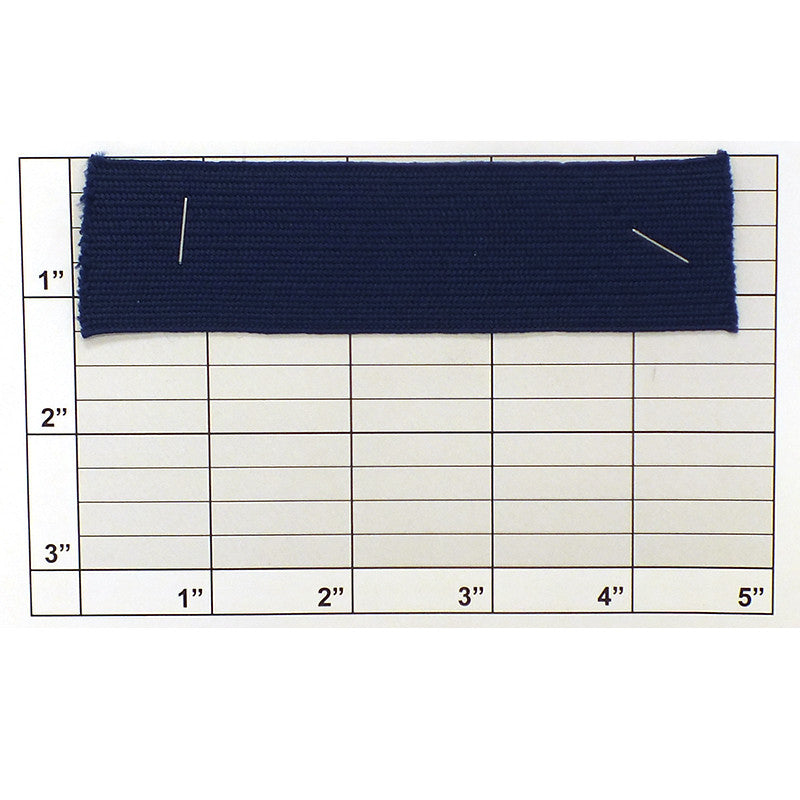 Navy Flat Braid 1-1/4"