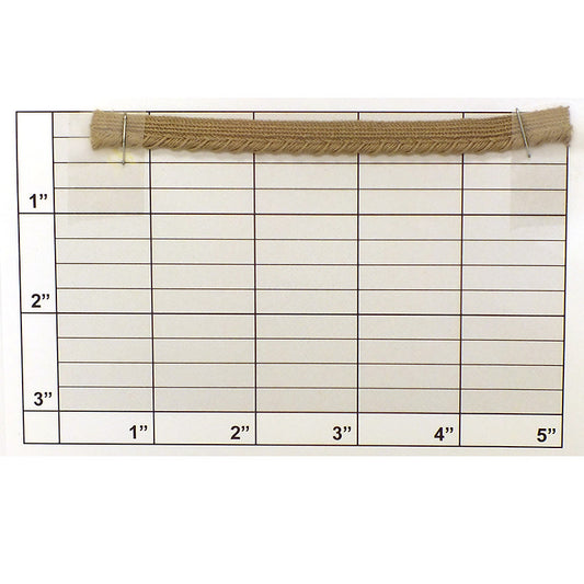 Laced Edge Piping ⅛"  Khaki