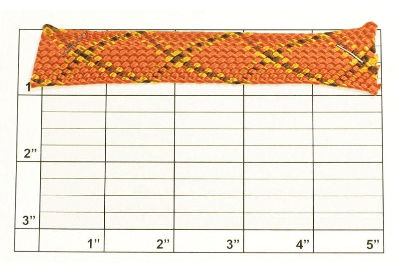 Diagonal Weave Flat Braid 7/8" - 5 Colorways.