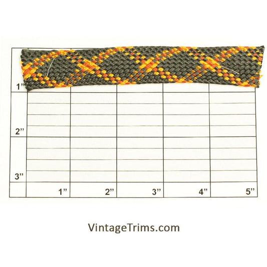 Snake Flat Braid 7/8" - 5 Colorways.