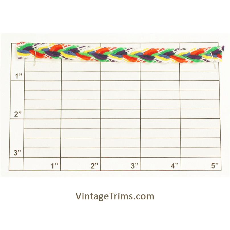 Multi-Colored Braid 3/8" - 3 Colorways