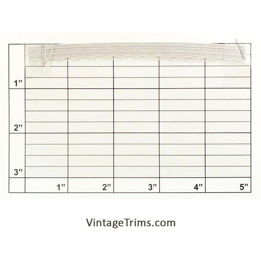 Double Layer Scalloped Braid 3/8"- 2 Colorways