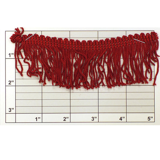 Chainette Fringe 1-3/4" (Per Yard) Red