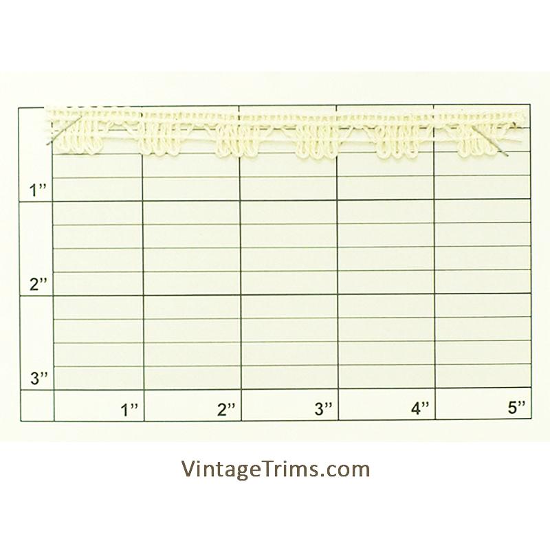 Scalloped Loop Braid 1/2" (Per Yard) Natural