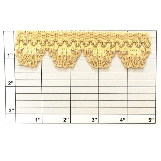 Scalloped Loop Braid 1-1/4" (Per Yard) 2 Colors