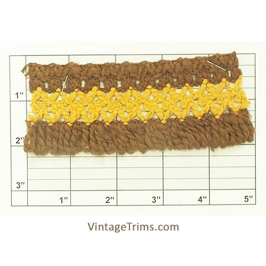 Braid w/Loop Fringe 2" (Per Yard) 2 Colors