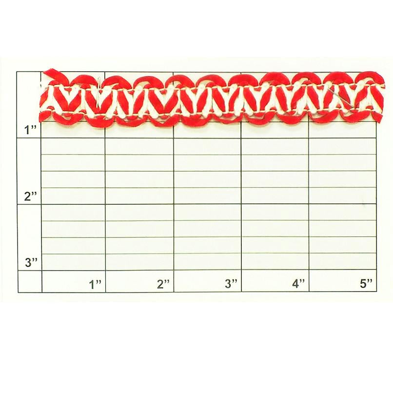 Scalloped Loop Braid 3/4"