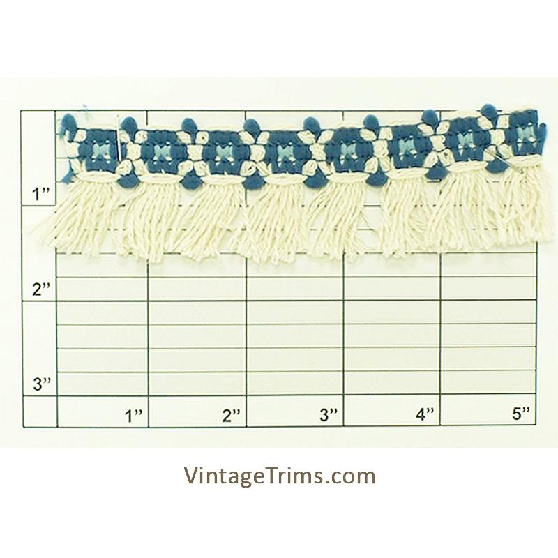 Tri-Color Tassel Fringe 1-5/8" (Per Yard) 11 Colors