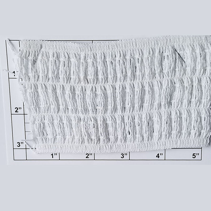 Wide Elastic 3" White