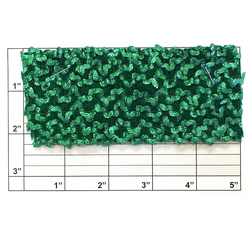 Unique Metallic Elastic Braid 2-1/4" (Per Yard) 4 Colors