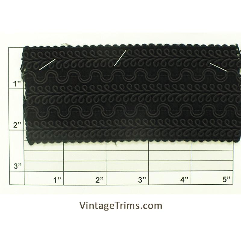 Wide Elastic Gimp Braid 2-1/4" - 2 Colors