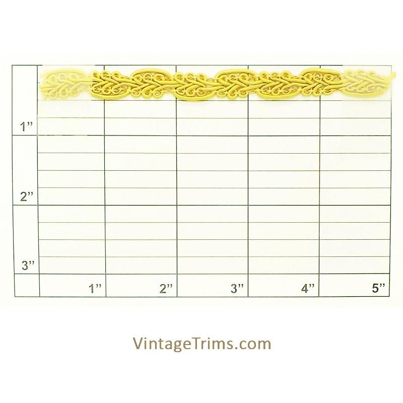 Loop Braid 1/2" (24 Yard Roll) Antique Gold