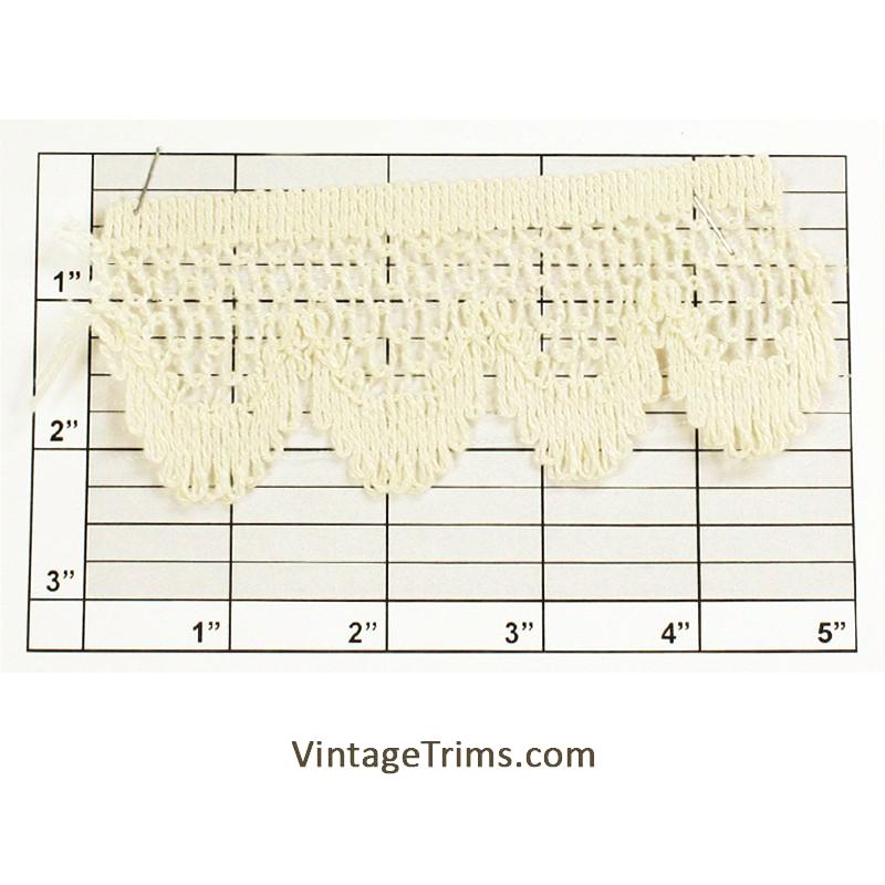 Cluny Style Scalloped Braid 2-1/8" - 2 Colors