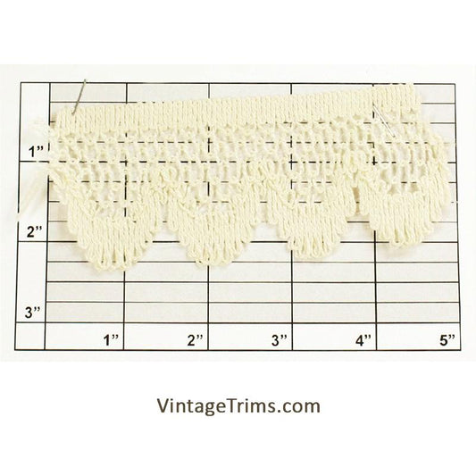 Cluny Style Scalloped Braid 2-1/8" - 2 Colors