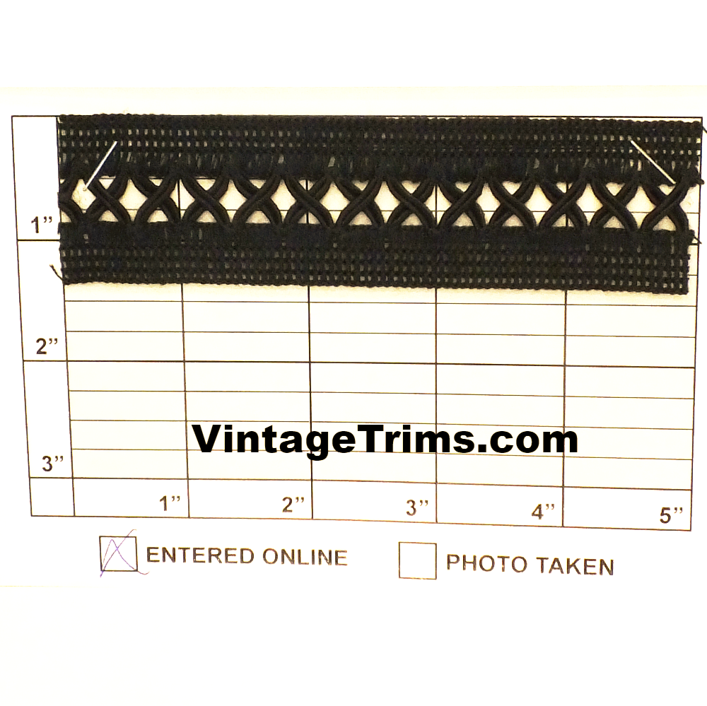 X Center Braid 1-3/8" (Per Yard) 2 Colors