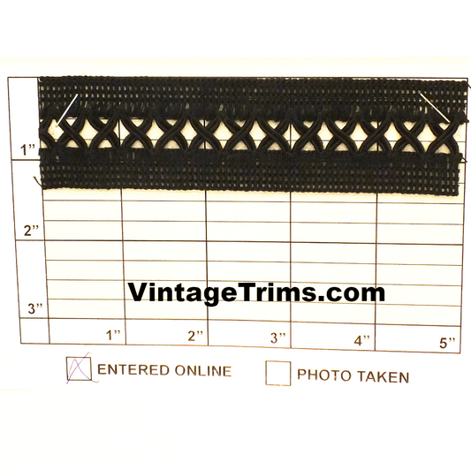 X Center Braid 1-3/8" (Per Yard) 2 Colors