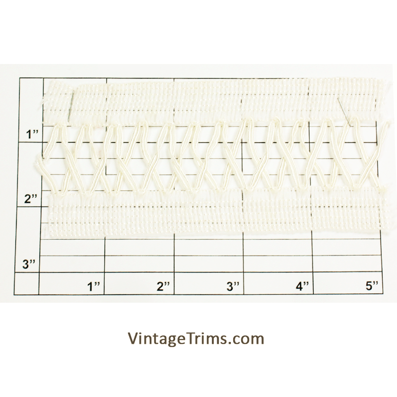 Braid Center Lacing 2-3/8" White