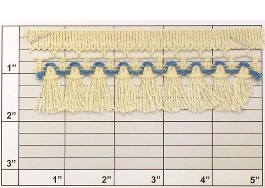 Tassel Fringe Braid 1-3/4" 2 Colors