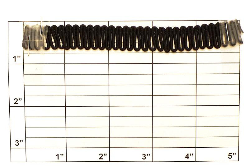 Scalloped Loop Braid 5/8" (Per Yard) Black