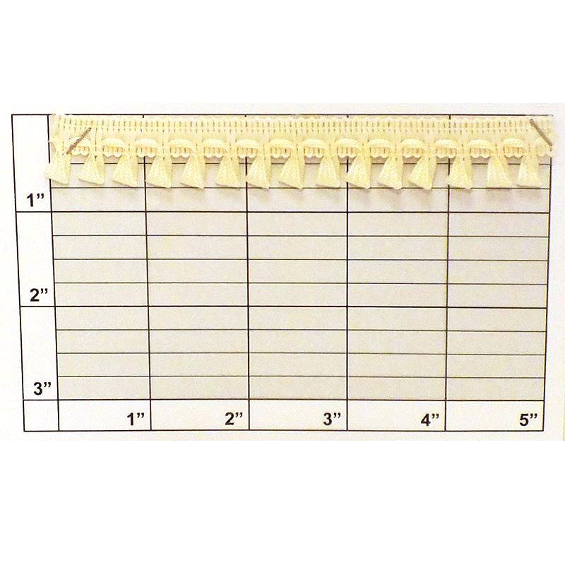 Loop Fringe 3/4" (Per Yard) Ecru/Sand