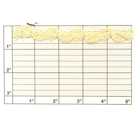 Wavy Scalloped Loop Braid 5/8" - 3 Colorways
