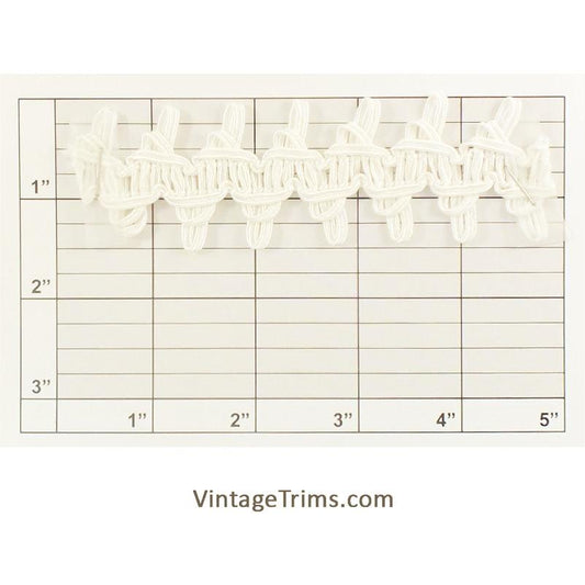 Scalloped Loop Braid 1-1/2" (Per Yard) 2 Colors