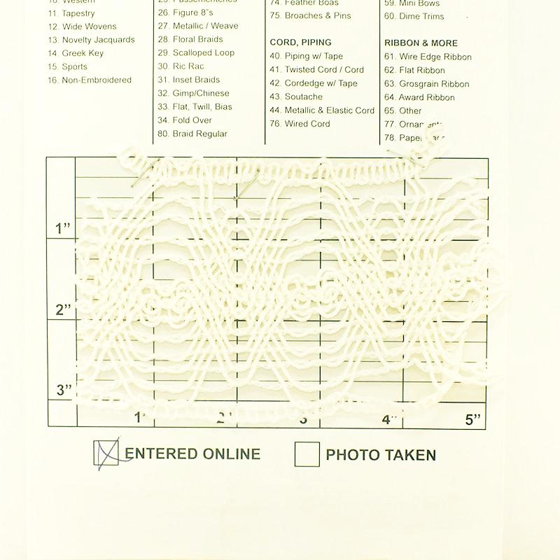 Elasticized Cluny Lace Braid 3" - 2 Colors
