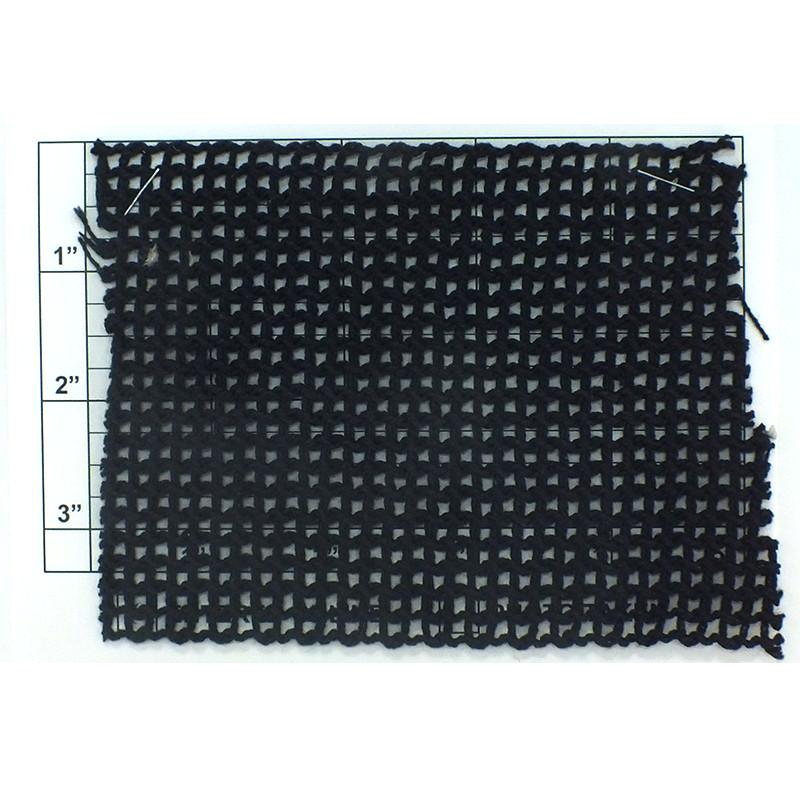 Wide Woven Braid 3-7/8" (Per Yard) Black