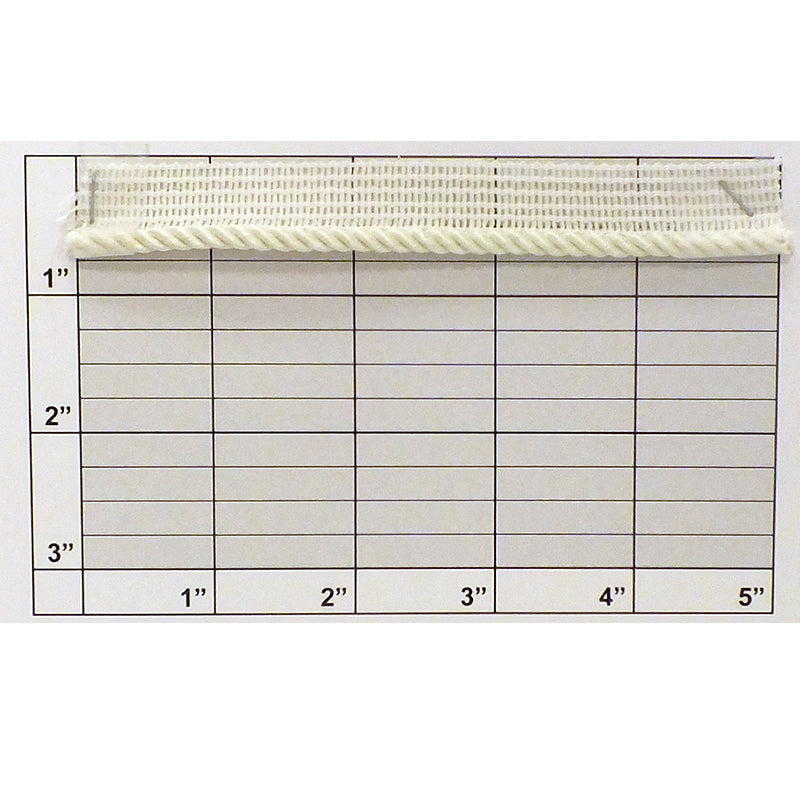 Cordedge 3/16" (Per Yard) 2 Colors